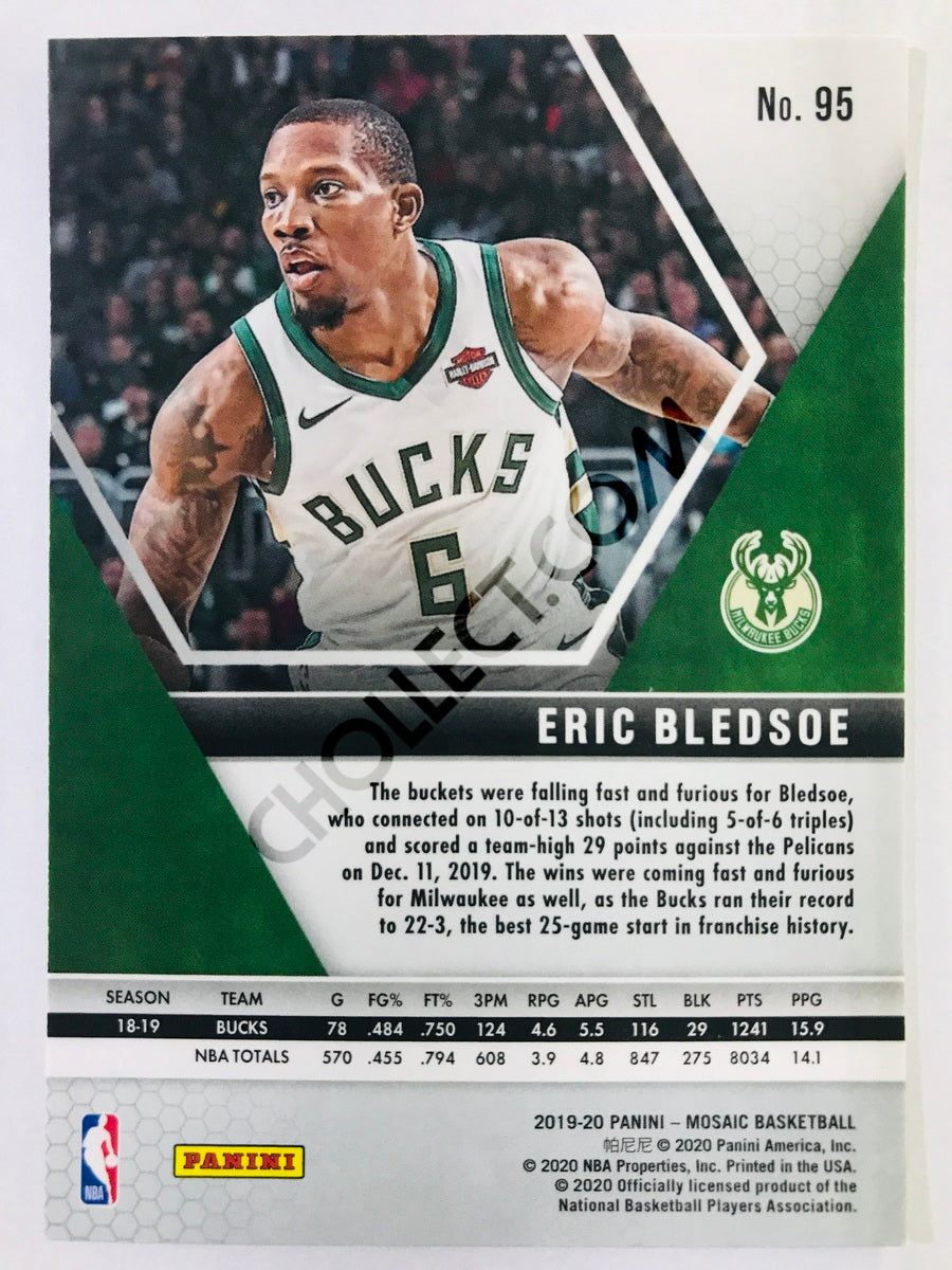 Eric Bledsoe - Milwaukee Bucks 2019-20 Panini Mosaic #95