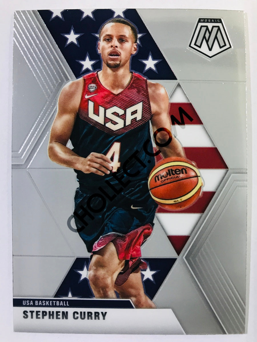 Stephen Curry - USA Basketball 2019-20 Panini Mosaic USA Basketball #260