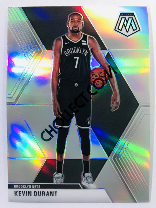 Kevin Durant - Brooklyn Nets 2019-20 Panini Mosaic Silver Parallel #1