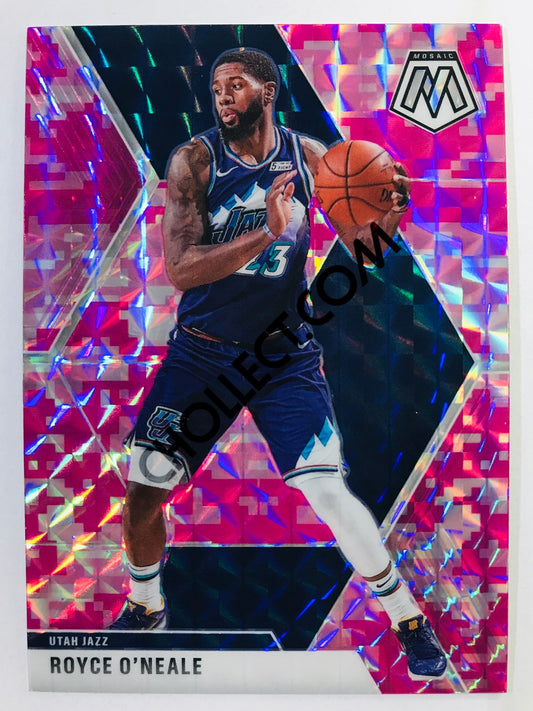 Royce O'Neale - Utah Jazz 2019-20 Panini Mosaic Pink Camo Parallel #53