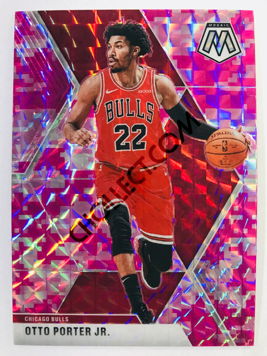 Otto Porter Jr. - Chicago Bulls 2019-20 Panini Mosaic Pink Camo Parallel #127