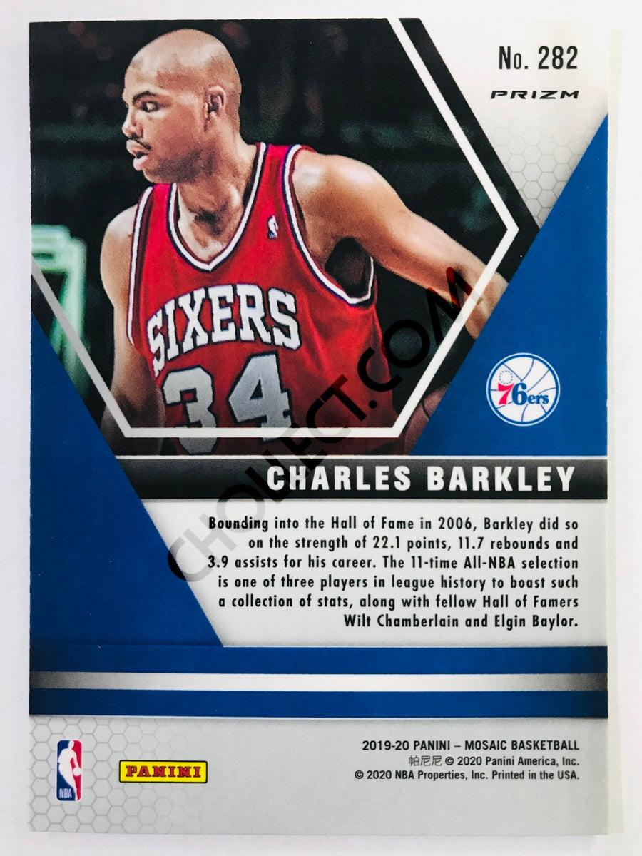 Charles Barkley - Philadelphia 76ers 2019-20 Panini Mosaic Pink Camo Parallel #282