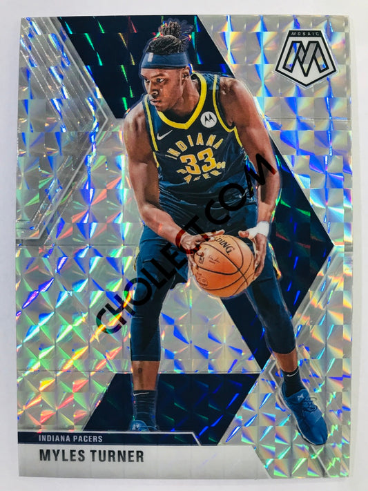 Myles Turner - Indiana Pacers 2019-20 Panini Mosaic Mosaic Parallel #195