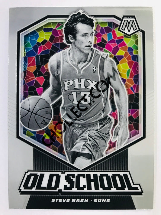 Steve Nash - Phoenix Suns 2019-20 Panini Mosaic Old School Insert #1