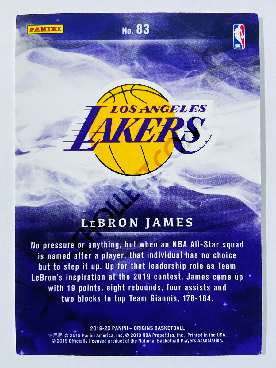 LeBron James - Los Angeles Lakers 2019-20 Panini Origins Orange