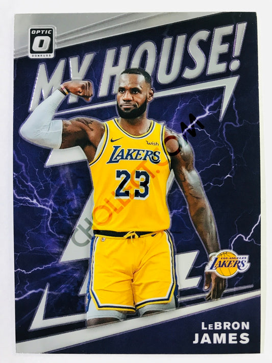 LeBron James - Los Angeles Lakers 2019-20 Panini Donruss Optic My House Insert #13