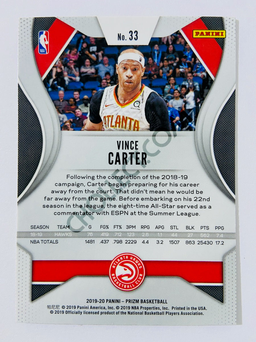 Vince Carter – Atlanta Hawks 2019-20 Panini Prizm #33