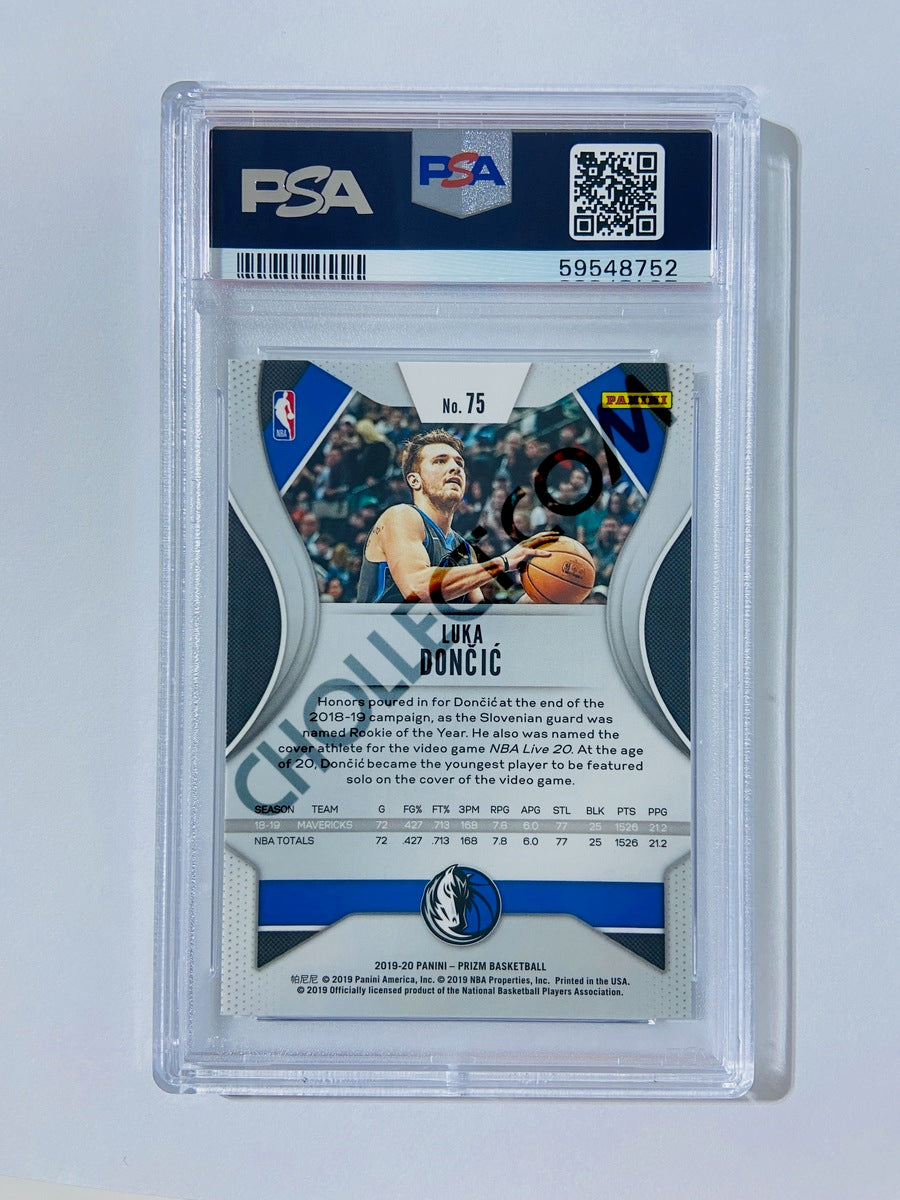 Luka Doncic – Dallas Mavericks 2019-20 Panini Prizm #75 [PSA 10] SN: 59548752