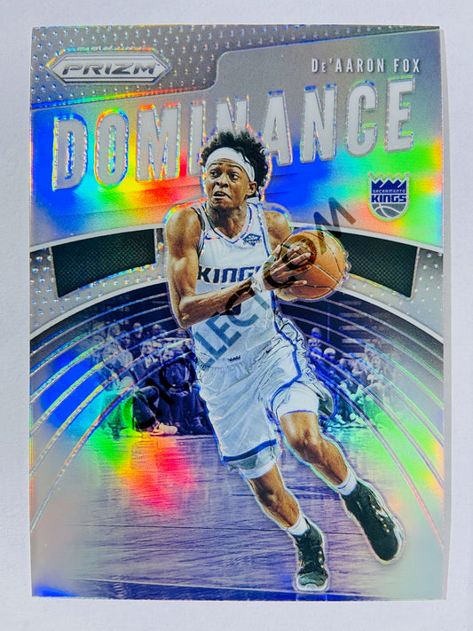 De'Aaron Fox – Sacramento Kings 2019-20 Panini Prizm Dominance Prizm Parallel #7