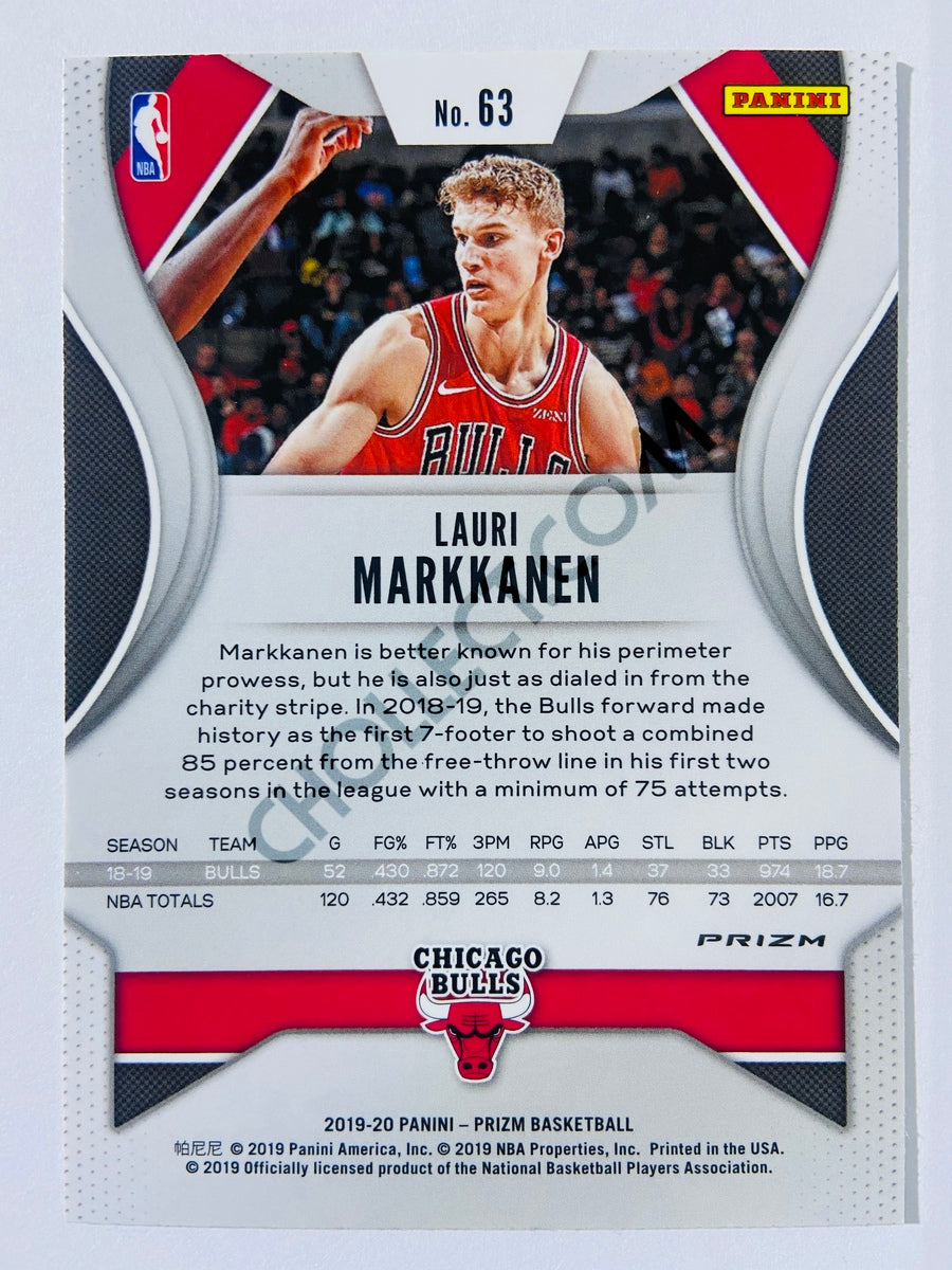 Lauri Markkanen - Chicago Bulls 2019-20 Panini Prizm Silver Parallel #110