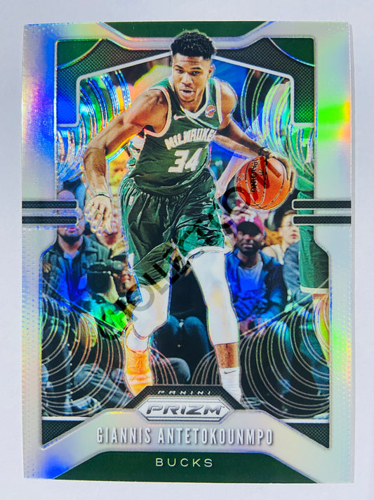 Giannis Antetokounmpo - Milwaukee Bucks 2019-20 Panini Prizm Silver Parallel #152