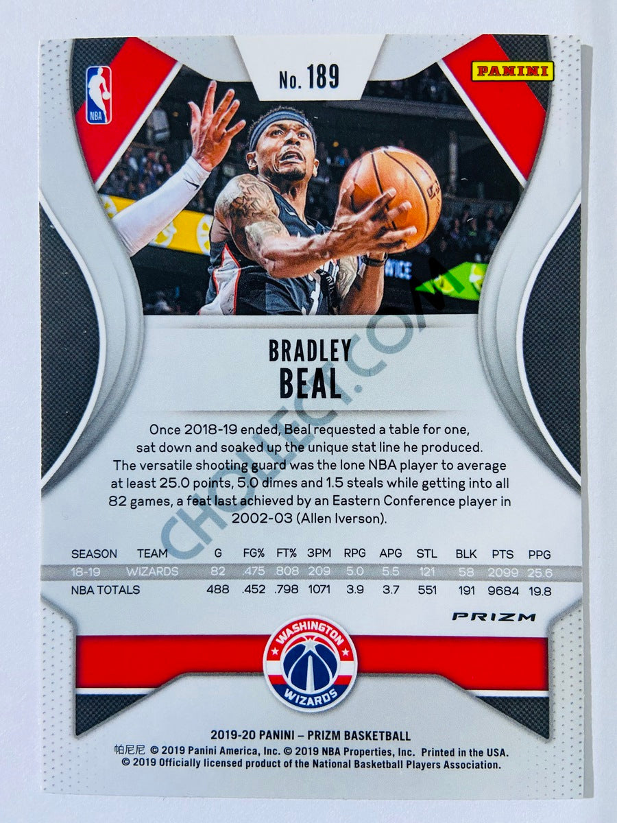 Bradley Beal - Washington Wizards 2019-20 Panini Prizm Silver Parallel #189