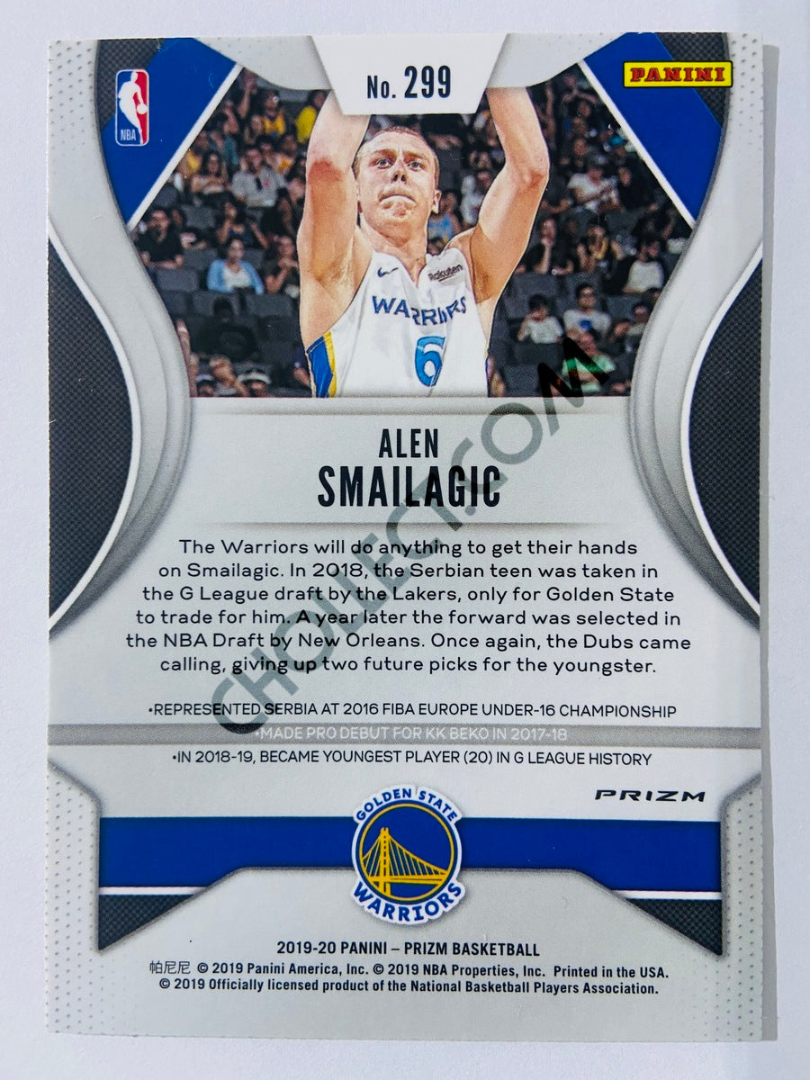 Alen Smailagic - Golden State Warriors 2019-20 Panini Prizm Silver Parallel RC Rookie #299