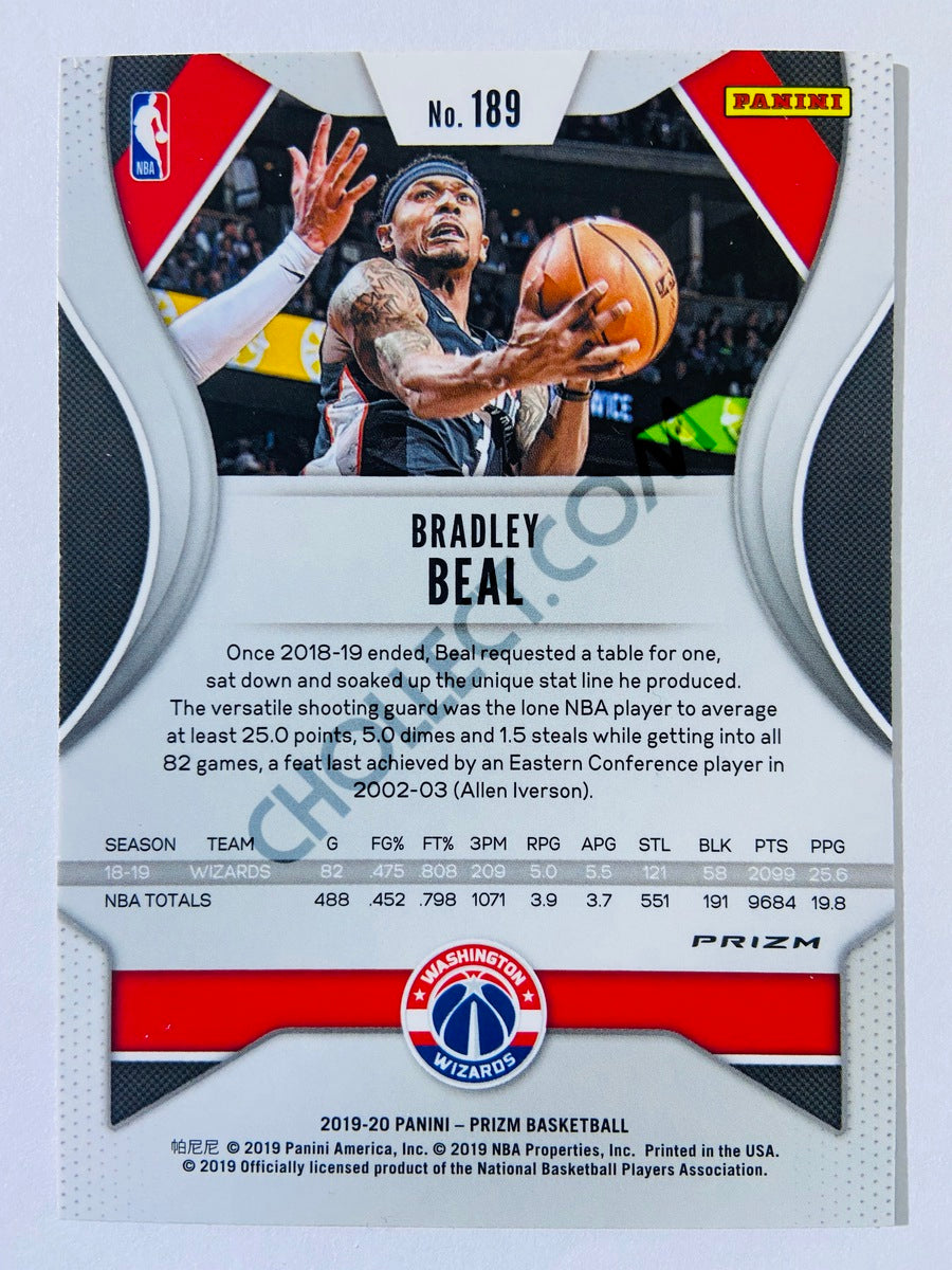 Bradley Beal - Washington Wizards 2019-20 Panini Prizm Red/White/Blue #189