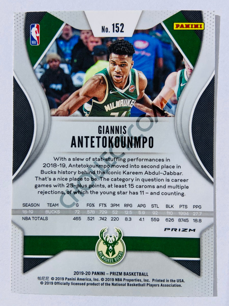 Giannis Antetokounmpo - Milwaukee Bucks 2019-20 Panini Prizm Pink Ice Parallel #152