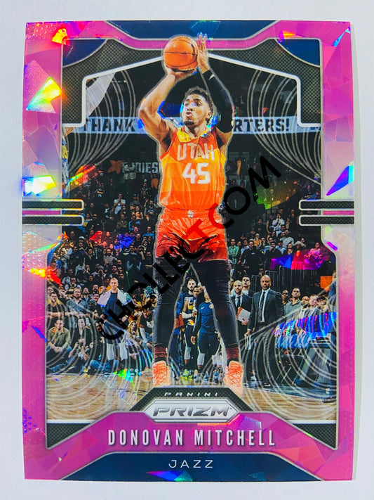 Donovan Mitchell - Utah Jazz 2019-20 Panini Prizm Pink Ice Parallel #164