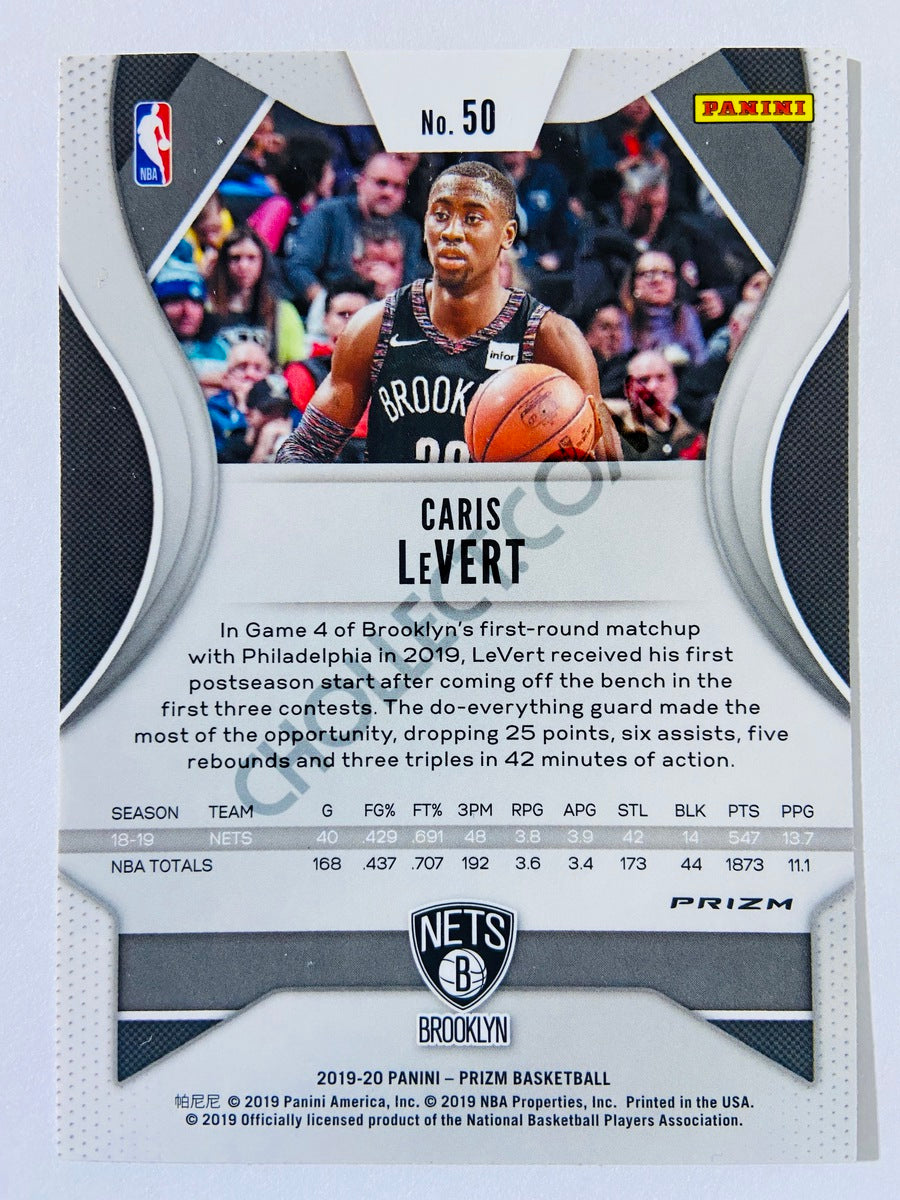 Caris LeVert - Brooklyn Nets 2019-20 Panini Prizm Ruby Wave Parallel #50