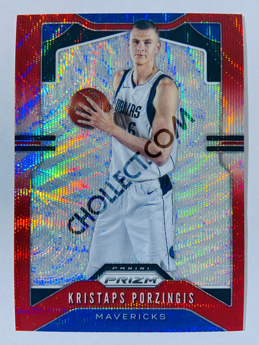 Kristaps Porzingis - Dallas Mavericks 2019-20 Panini Prizm Ruby Wave Parallel #76