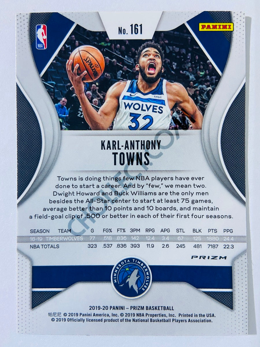 Karl-Anthony Towns - Minnesota Timberwolves 2018-19 Panini Prizm Ruby Wave Parallel #161