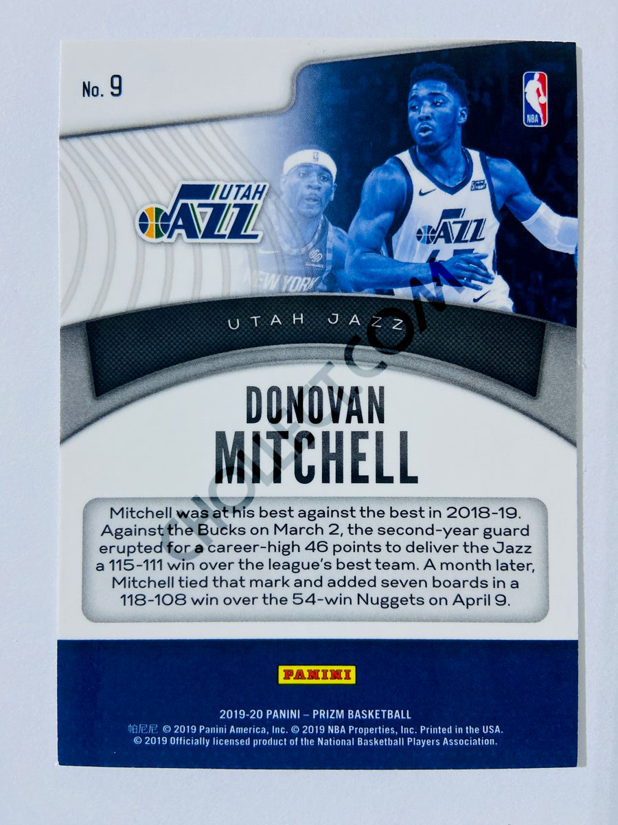 Donovan Mitchell – Utah Jazz 2019-20 Panini Prizm Dominance Insert #9