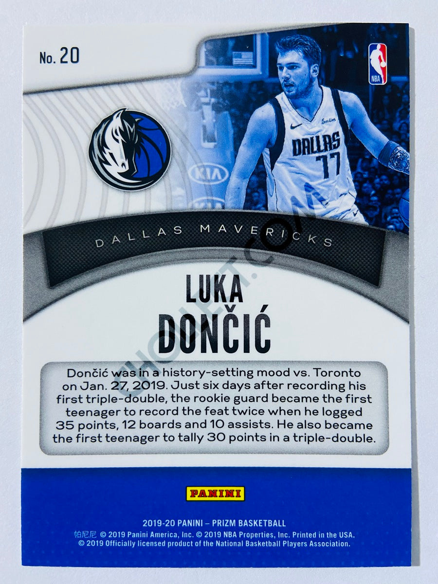 Luka Doncic - Dallas Mavericks 2019-20 Panini Prizm Dominance Insert #20