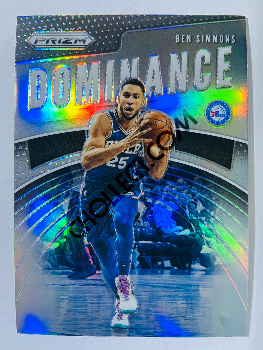 Ben Simmons - Philadelphia 76ers 2019-20 Panini Prizm Dominance Silver Parallel #3