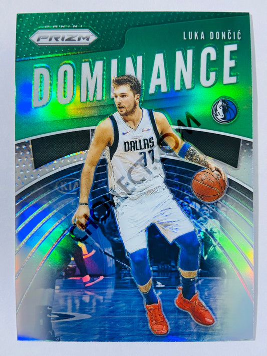 Luka Doncic - Dallas Mavericks 2019-20 Panini Prizm Dominance Green Parallel #20