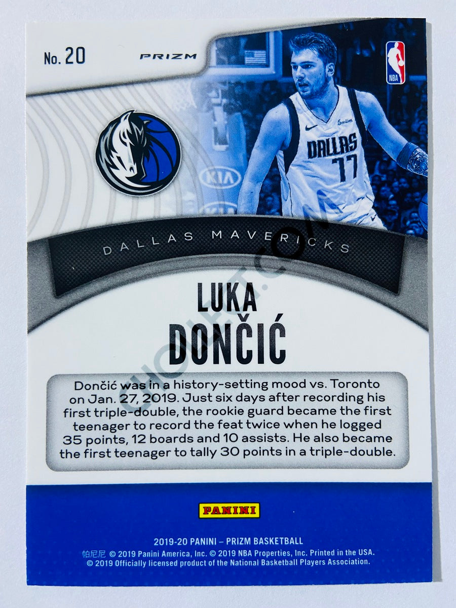 Luka Doncic - Dallas Mavericks 2019-20 Panini Prizm Dominance Green Parallel #20