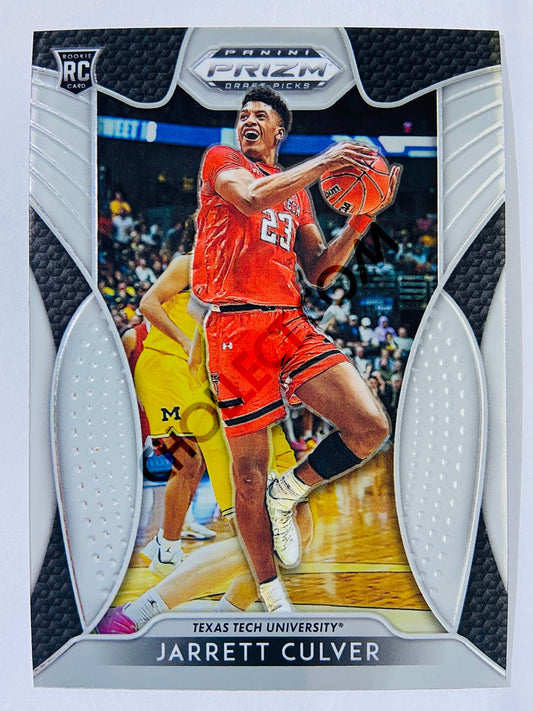 Jarrett Culver - Texas Tech University 2019-20 Panini Prizm Draft Picks RC Rookie #7