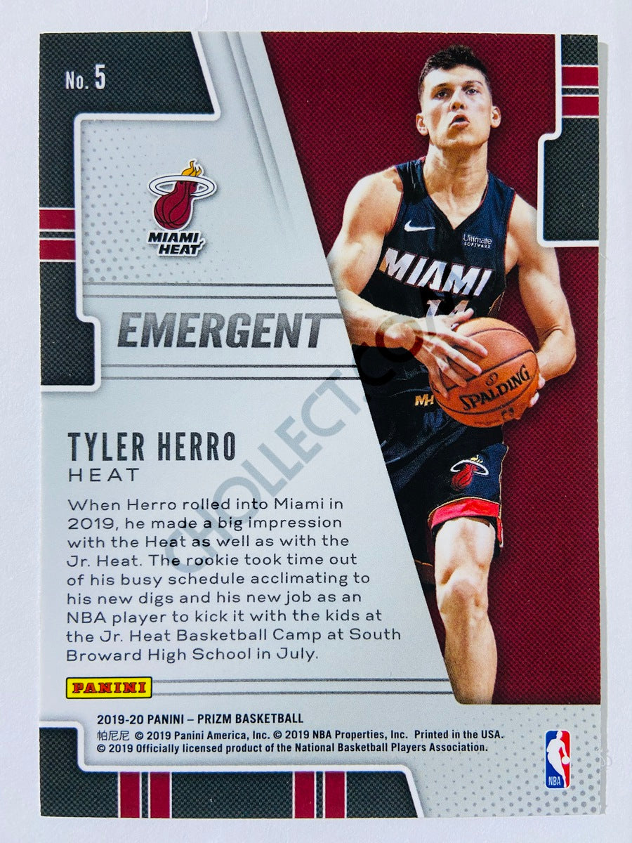 Tyler Herro - Miami Heat 2019-20 Panini Prizm Emergent Rookie #5