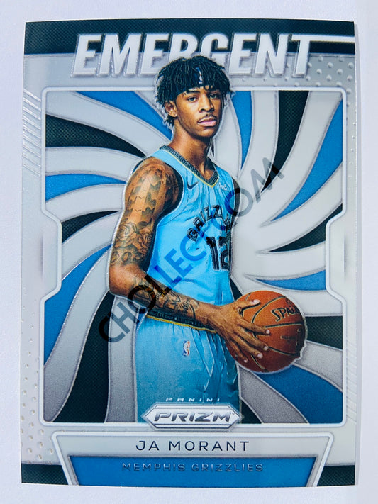 Ja Morant - Memphis Grizzlies 2019-20 Panini Prizm Emergent Rookie Card #17