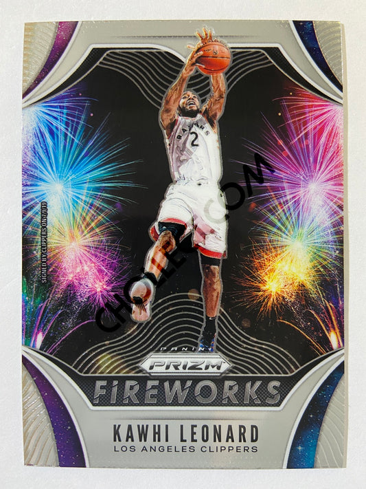 Kawhi Leonard - Los Angeles Clippers 2019-20 Panini Prizm Fireworks #8