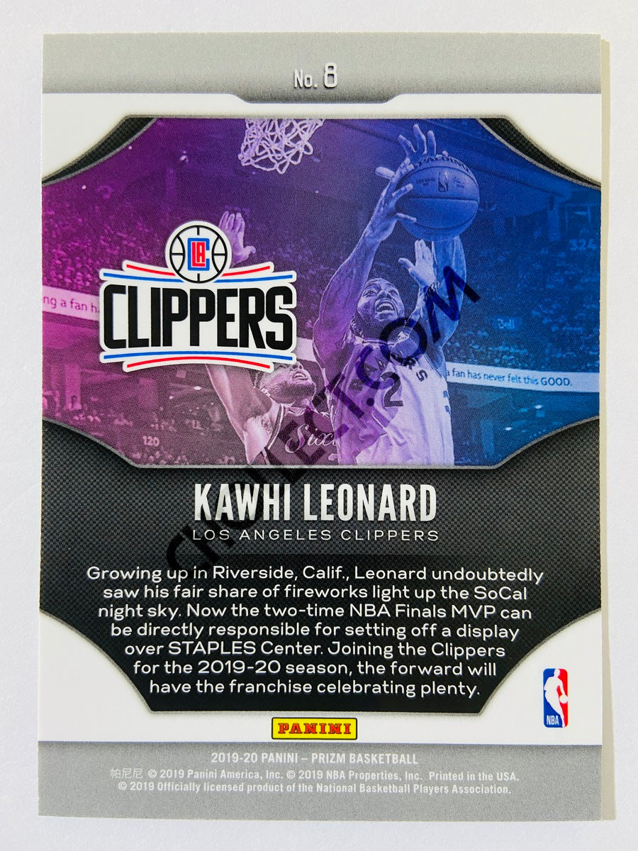 Kawhi Leonard - Los Angeles Clippers 2019-20 Panini Prizm Fireworks #8