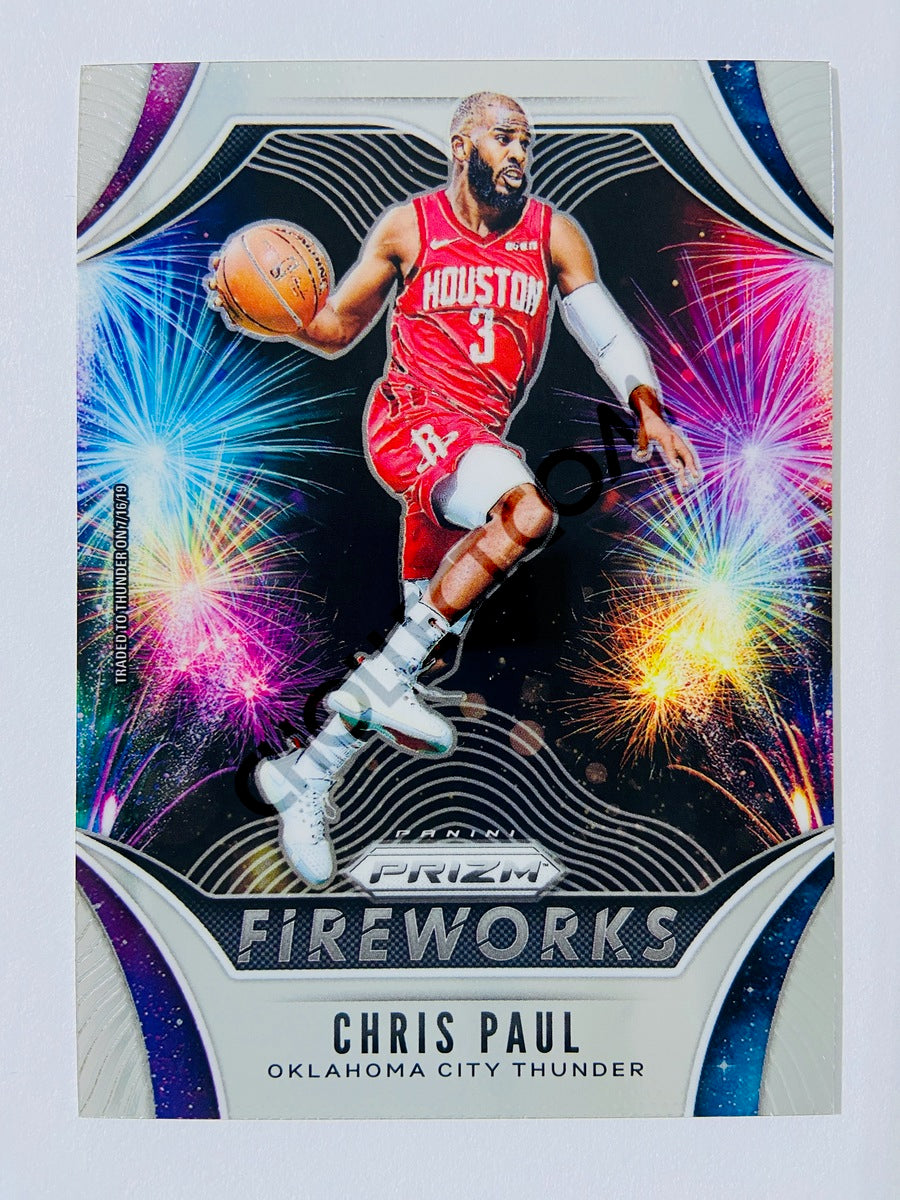 Chris Paul – Oklahoma City Thunder 2019-20 Panini Prizm Fireworks Insert #13