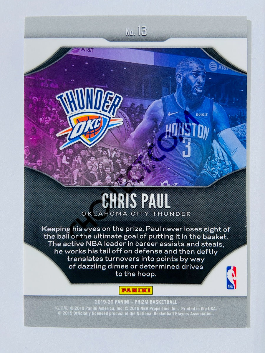 Chris Paul – Oklahoma City Thunder 2019-20 Panini Prizm Fireworks Insert #13