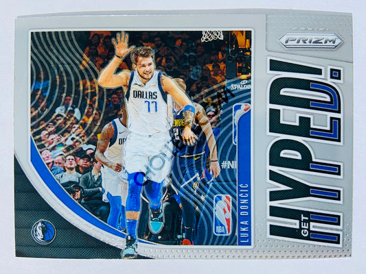 Luka Doncic - Dallas Mavericks 2019-20 Panini Prizm Get Hyped! Insert #6