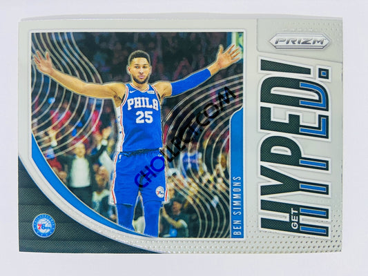 Ben Simmons – Philadelphia 76ers 2019-20 Panini Prizm Hyped! Insert #9