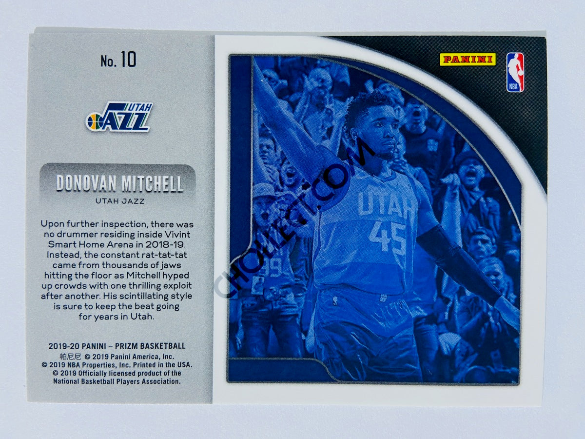 Donovan Mitchell – Utah Jazz 2019-20 Panini Prizm Hyped! Insert #10