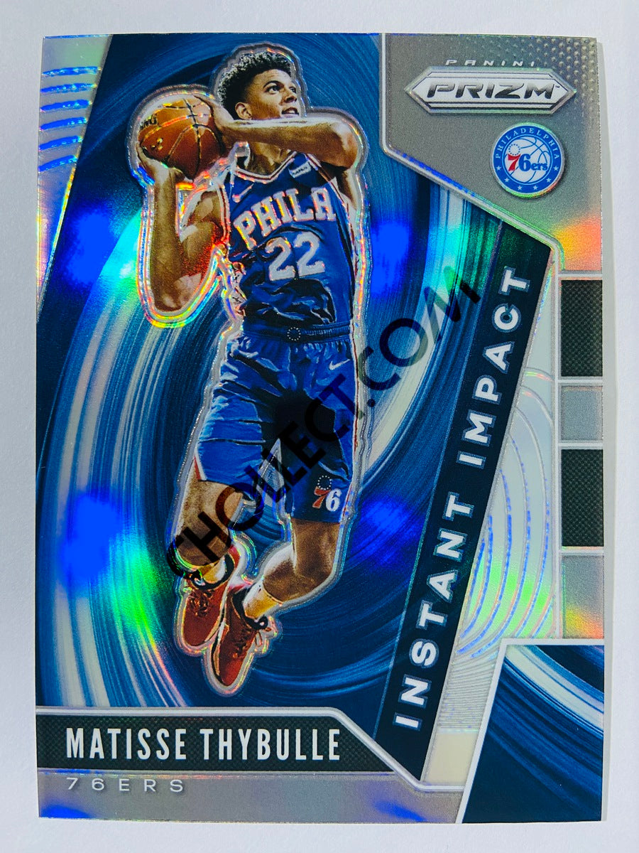 Matisse Thybulle - Philadelphia 76ers 2019-20 Panini Prizm Instant Impact Silver Parallel RC Rookie #15