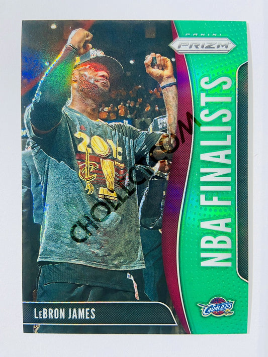 Lebron James – Cleveland Cavaliers 2019-20 Panini Prizm NBA Finalists Green Prizm #3