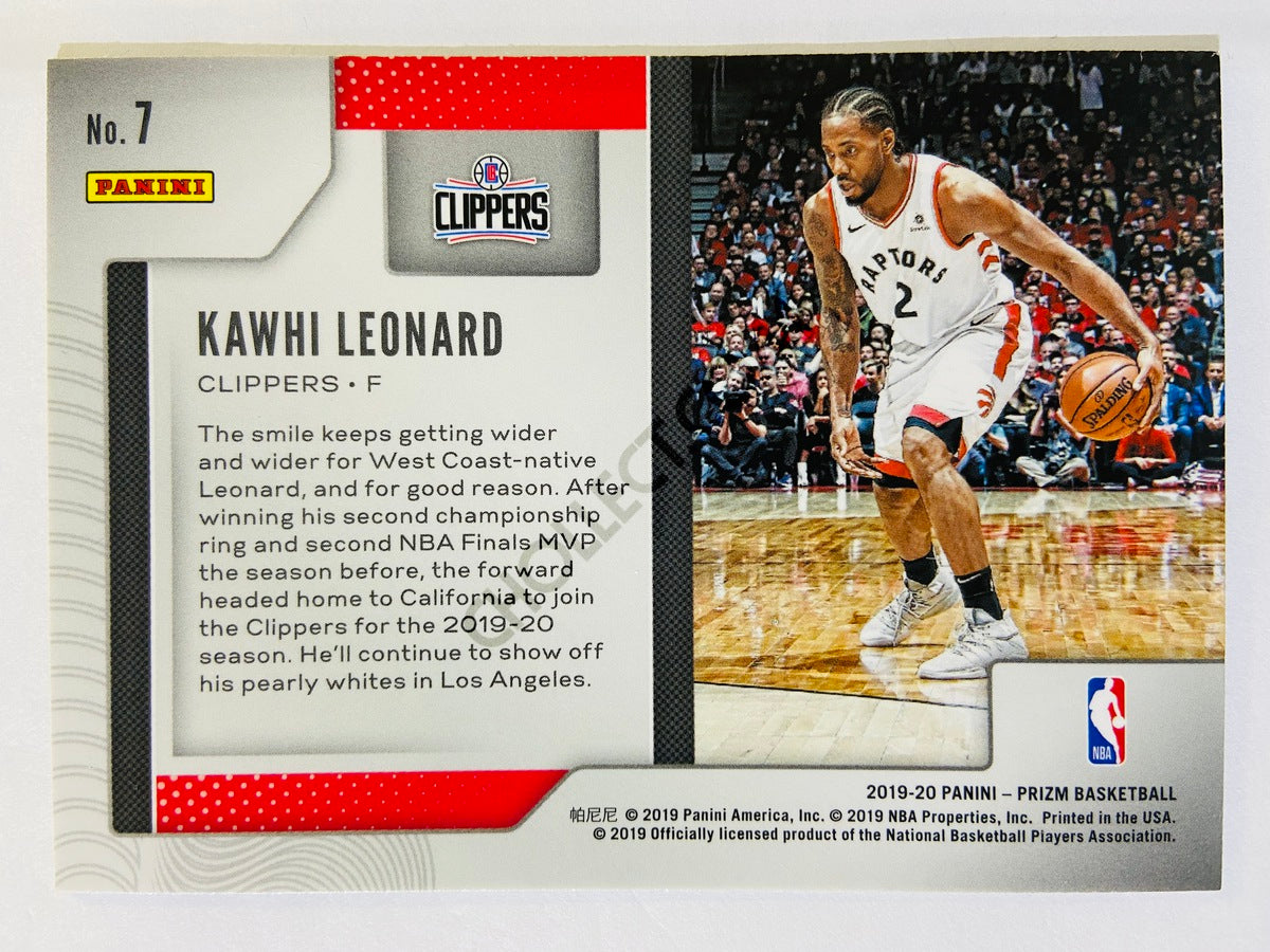 Kawhi Leonard - Los Angeles Clippers 2019-20 Panini Prizm Widescreen #7