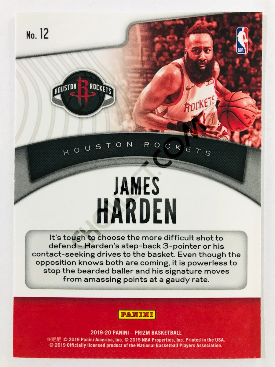 James Harden - Houston Rockets 2019-20 Panini Prizm Dominance Insert #12