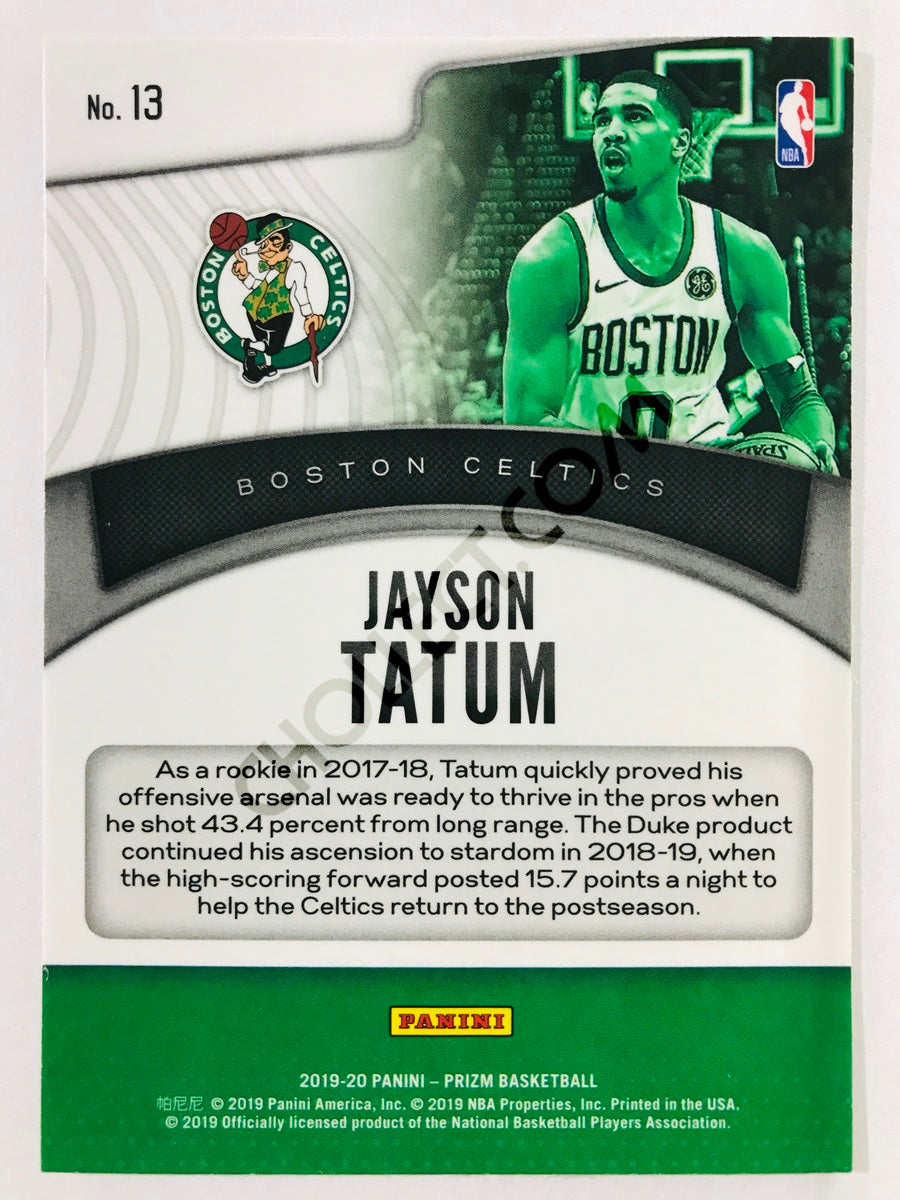 Jayson Tatum - Boston Celtics 2019-20 Panini Prizm Dominance Insert #13