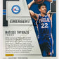 Matisse Thybulle - Philadelphia 76ers 2019-20 Panini Prizm Emergent Insert #18