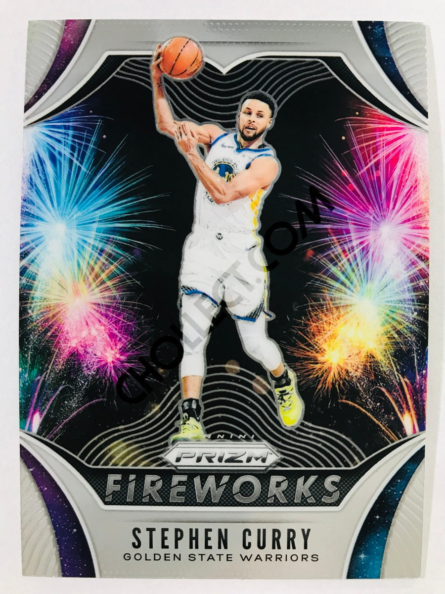 Stephen Curry - Golden State Warriors 2019-20 Panini Prizm Fireworks Insert #3