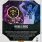 Nikola Jokic - Denver Nuggets 2019-20 Panini Prizm Fireworks Insert #18
