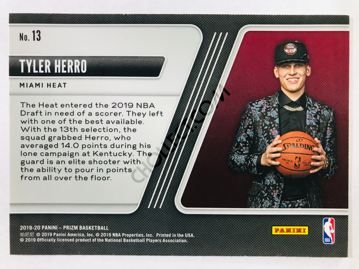 Tyler Herro - Miami Heat 2019-20 Panini Prizm Luck of the Lottery Insert #13