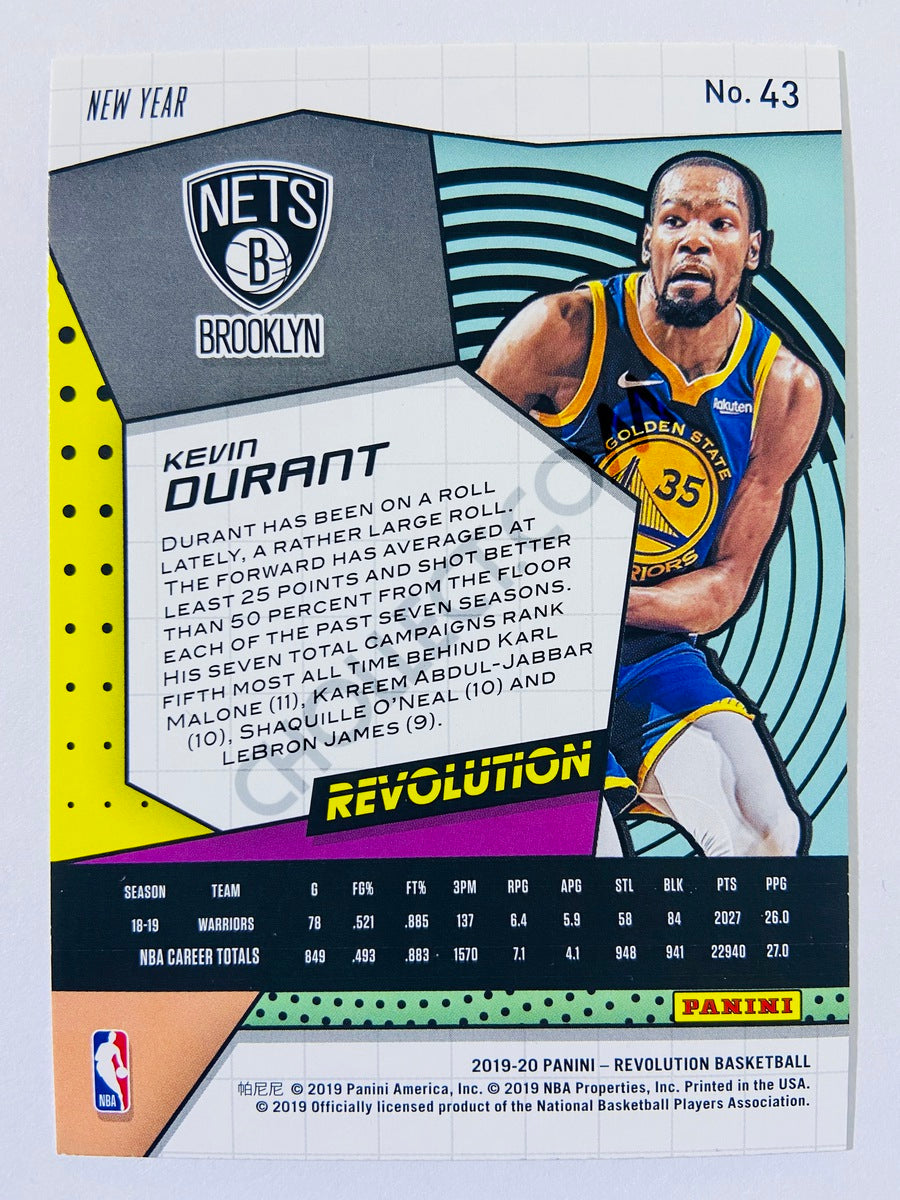 Kevin Durant - Brookyn Nets 2019-20 Panini Revolution Chinese New Year Parallel #43