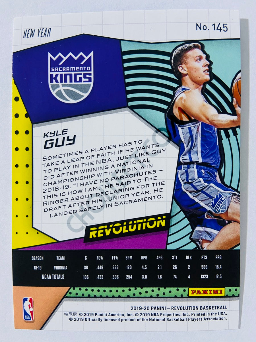 Kyle Guy - Sacramento Kings 2019-20 Panini Revolution New Year Parallel RC Rookie #145