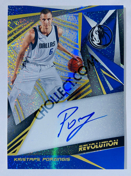 Kristaps Porzingis - Dallas Mavericks 2019-20 Panini Revolution Autograph #25